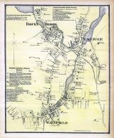 Rocky Brook, Peacedale, Wakefield, Rhode Island State Atlas 1870
